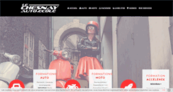 Desktop Screenshot of lechesnayautoecole.com